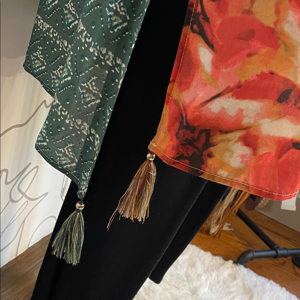 John Mark Multicolor Patchwork Printed Long Tunic Shirt - Picture 5 of 9